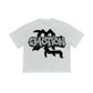 Mixed Emotion "Airborne" Rhinestone White Tee