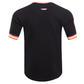 Black and orange Pro Standard San Francisco Giants men's short sleeve t-shirt featuring vintage style design
