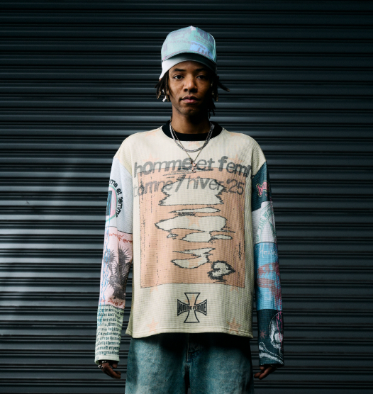 Homme + Femme "Peyote" Thermal Long Sleeve - Yellow