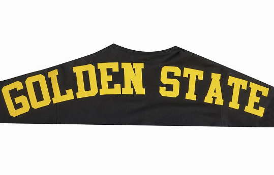 Black Pro Standard Golden State Warriors Wingspan Hoodie with team logo