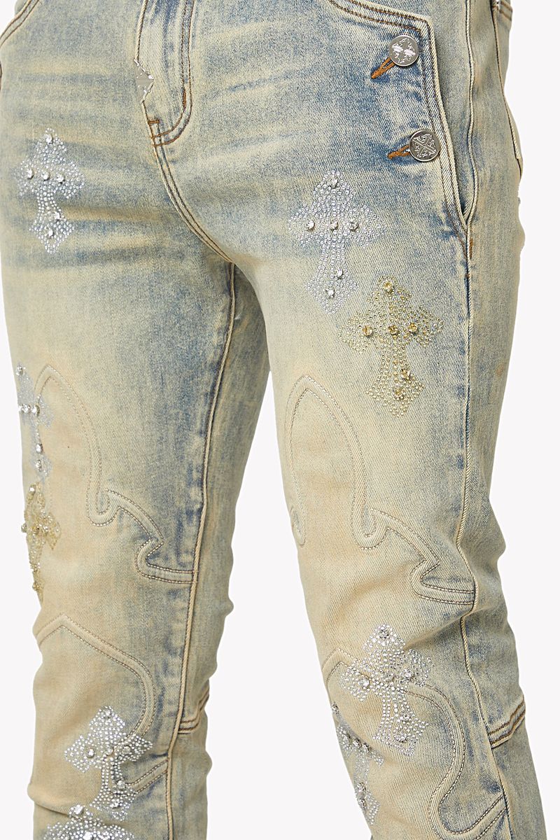 Guapi Faded Cross V2 Denim Jeans