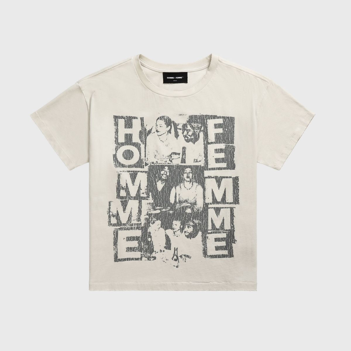 Homme + Femme "Momento" Tee - White