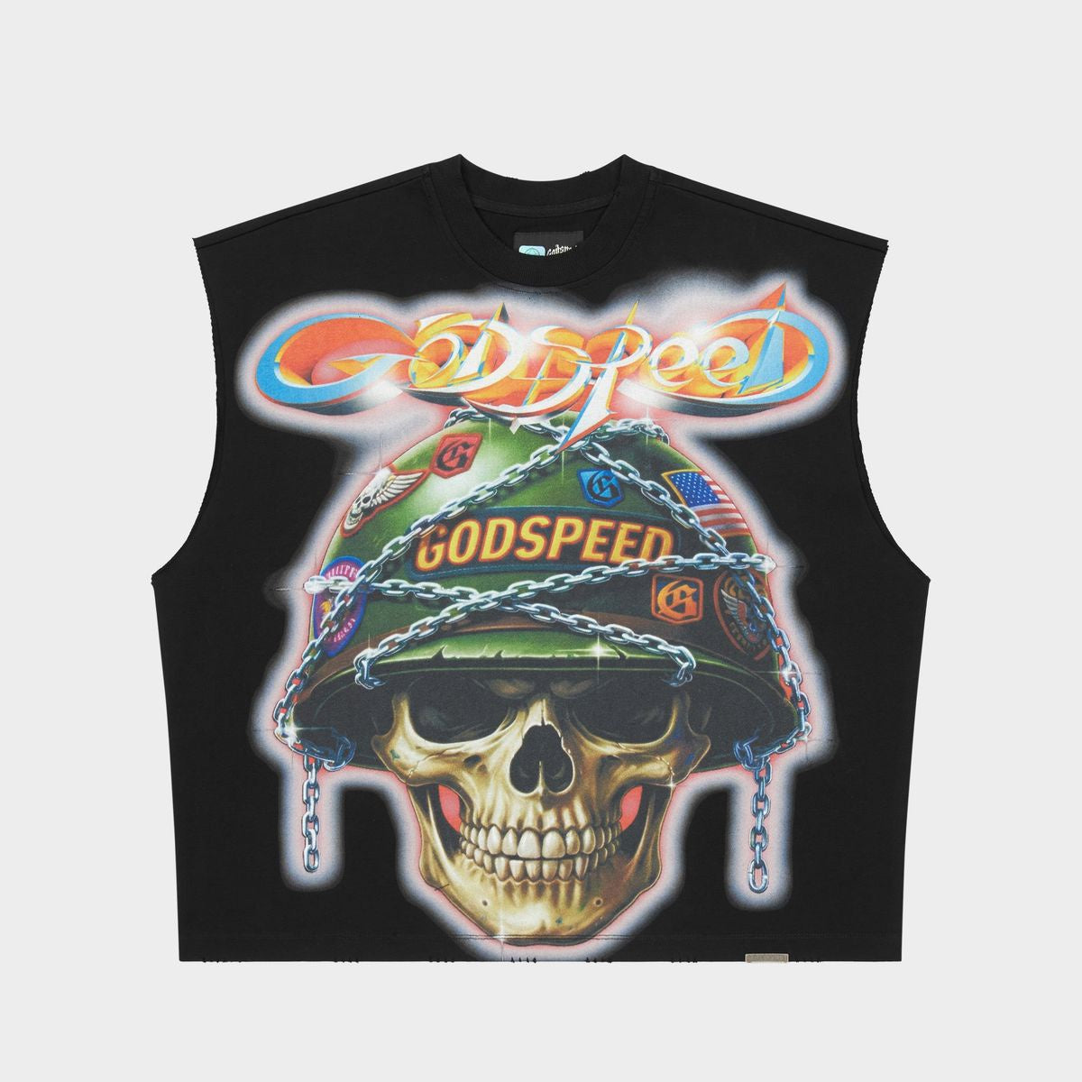 Godspeed Badges of Honor Sleeveless T-Shirt - Black