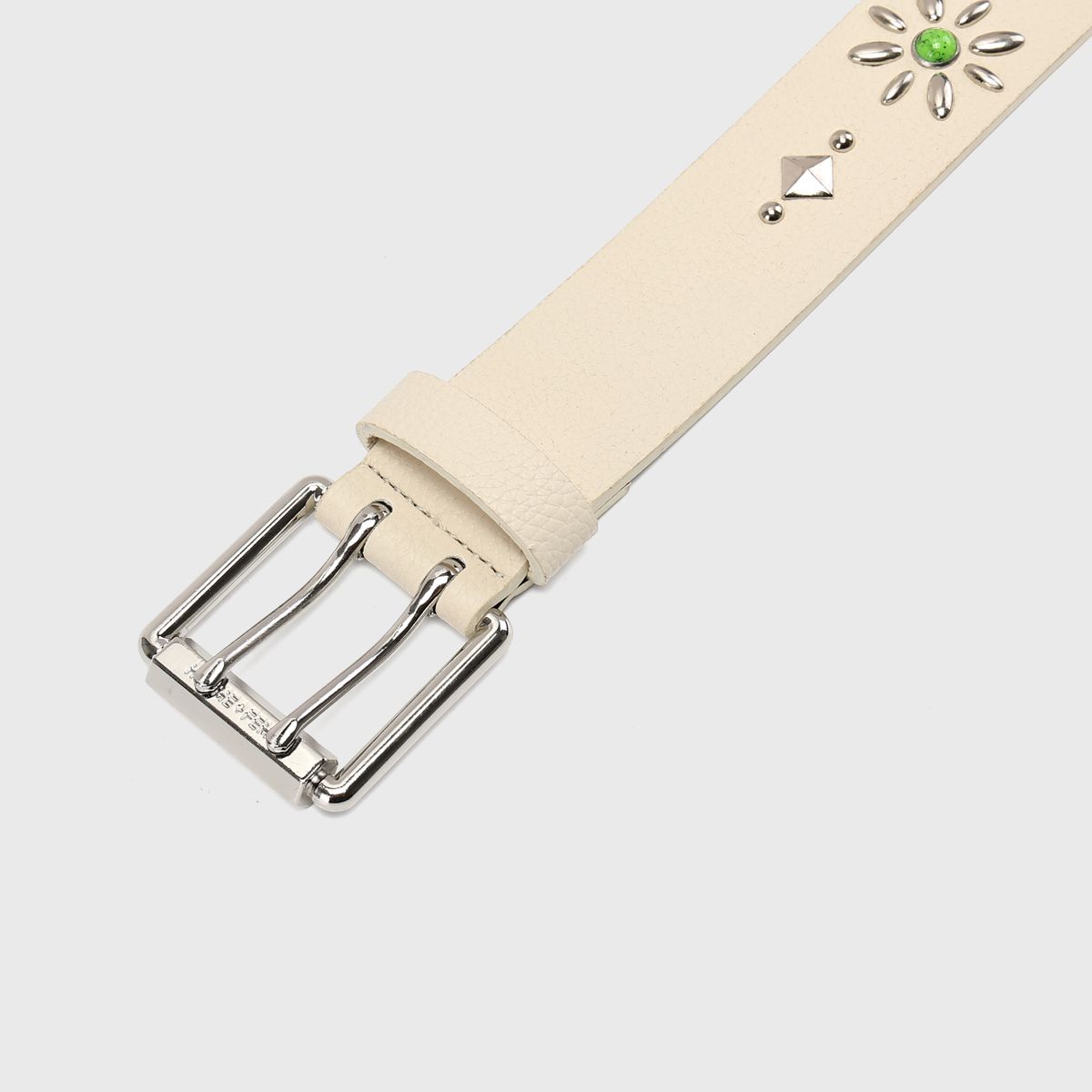 Homme + Femme "Passport" Belt - White