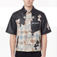 Guapi Tan Cross Patch Button Shirt