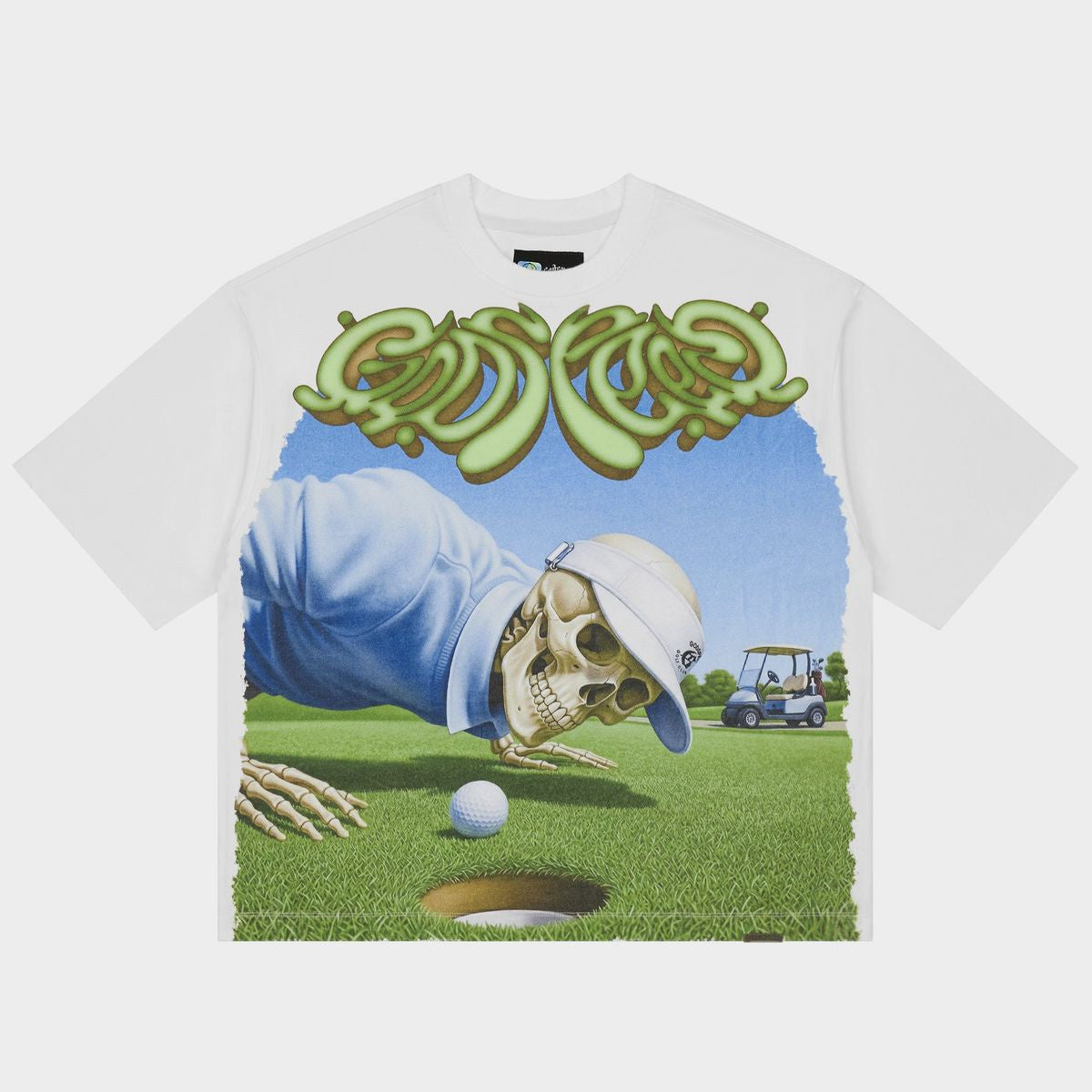 Godspeed Green Reaper T-Shirt - White
