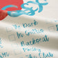 Homme + Femme "The List" Cutoff Tee - White