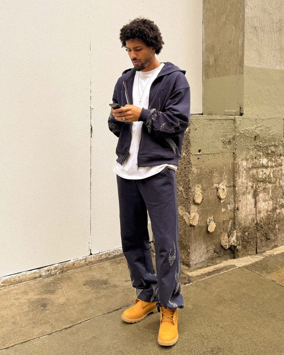 EPTM Metal Flame Pants - Navy (EP12443)