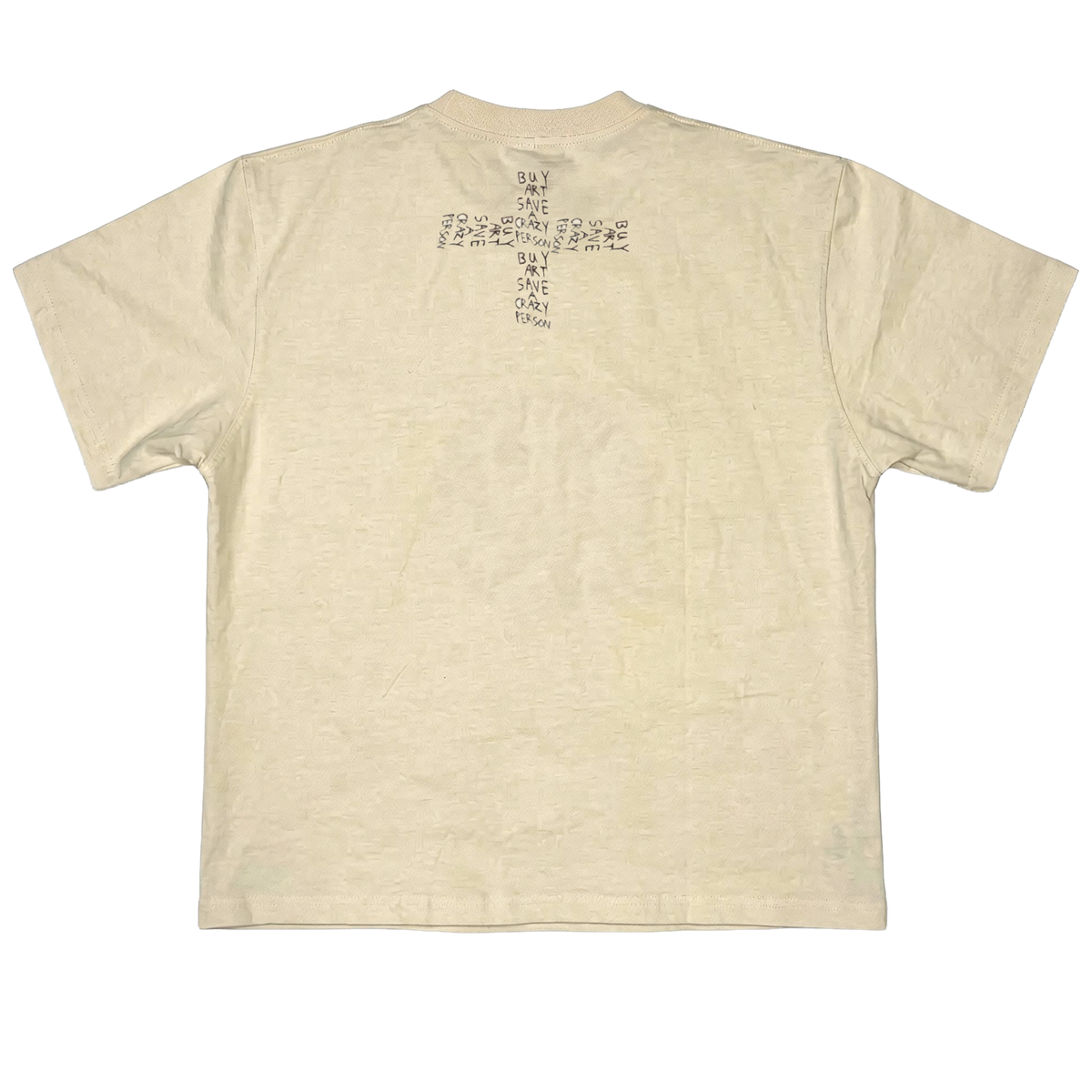 All Human "Dark Knight v2" Tee - Cream