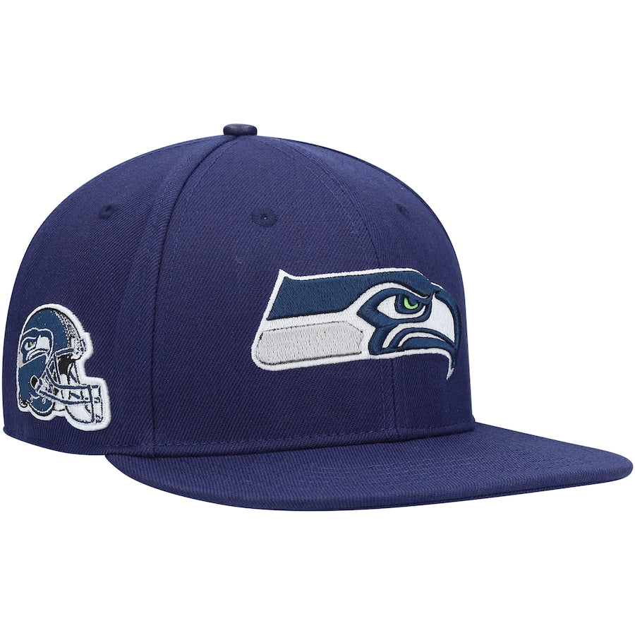 Pro Standard Seattle Seahawks Logo Navy Snapback - Official NFL Team Merchandise