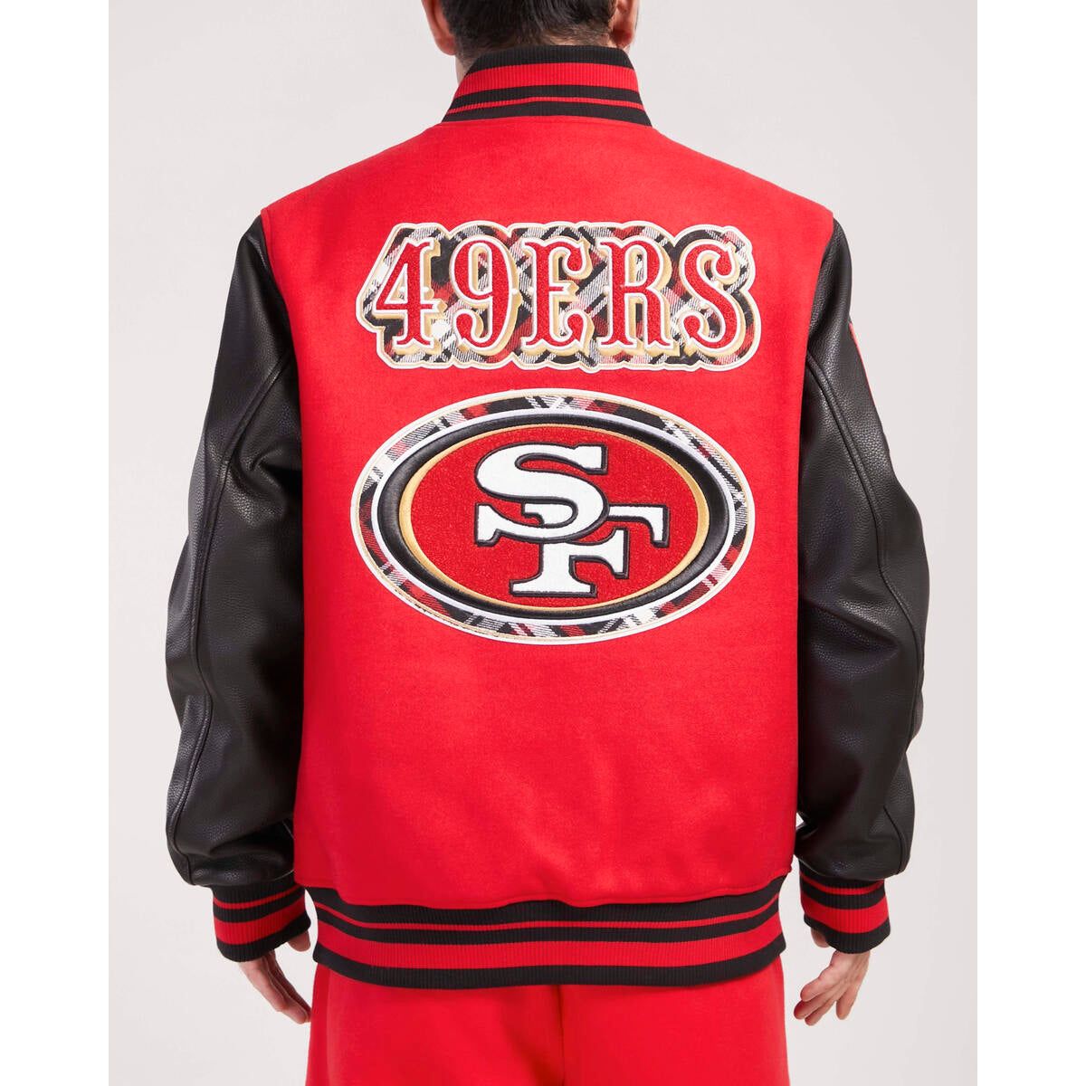 SAN FRANCISCO 49ERS CLASSIC WOOL VARSITY JACKET SIZE MED cheapest