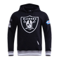 Pro Standard Las Vegas Raiders Mash Up Logo Hoodie - Black (FOR541864-BLK)