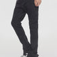 Valabasas "Show" Jet Black Stacked Flare Denim Jeans