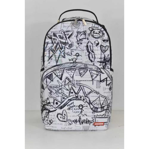 Sprayground Doodles Over Math Homework Backpack (B8665)