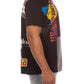 Front view of the BBC Black BB Parallel SS Knit oversize sweater showing the style number 851-6300