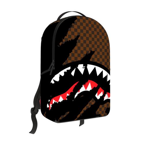 Sprayground Claw Tear Check Backpack (B8156)