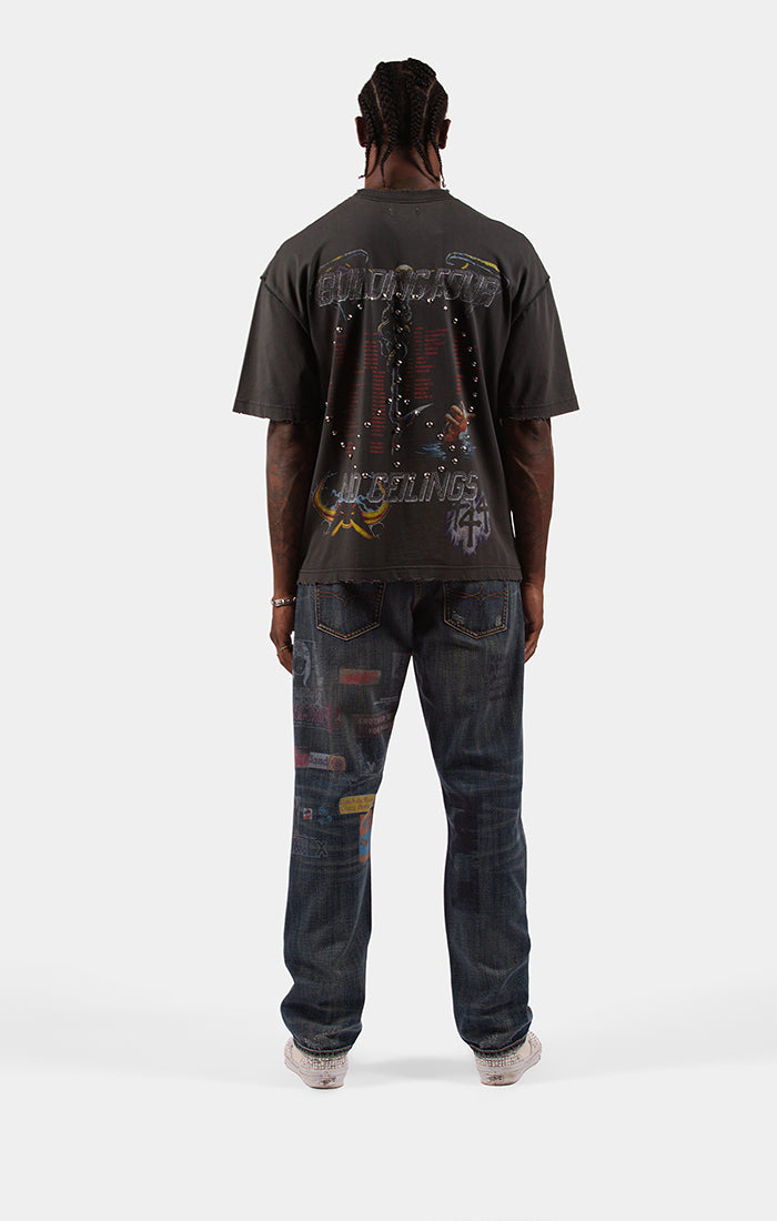 BLDG4 Precast SS Knit Tee - Jet Set (C61-6311)