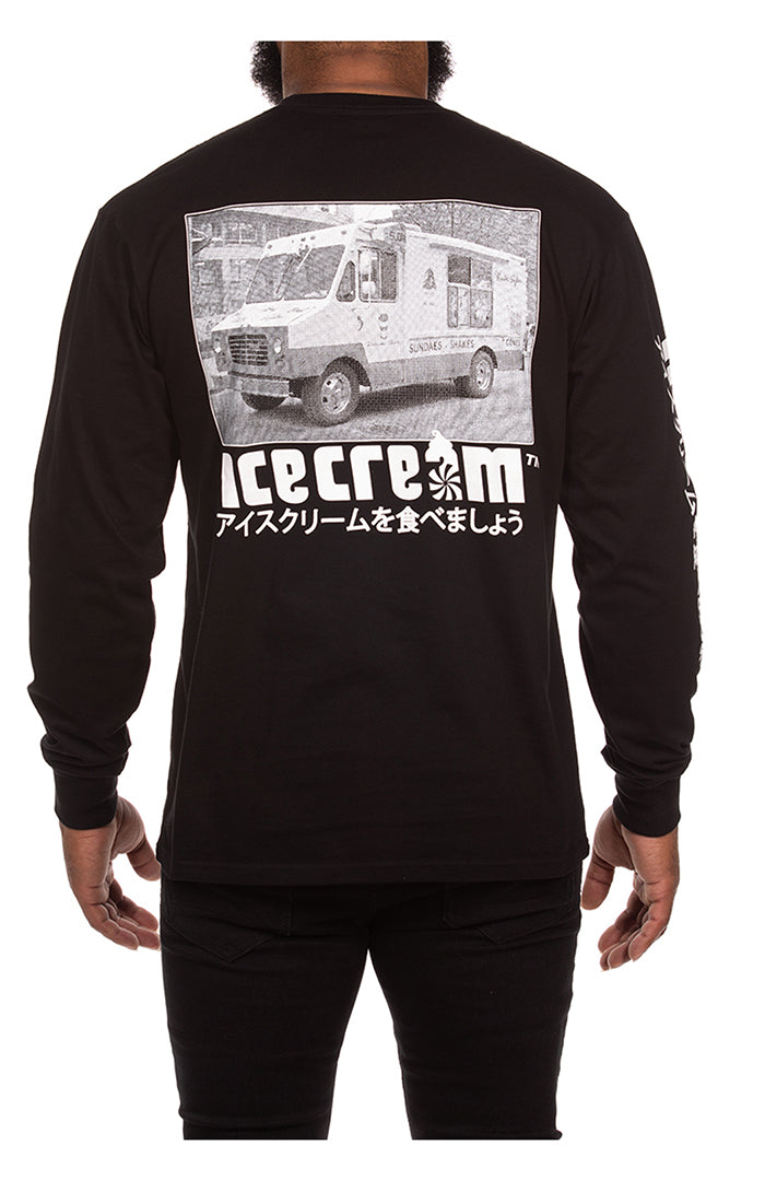 Ice Cream "The Truck" LS Black Knit (451-8312)