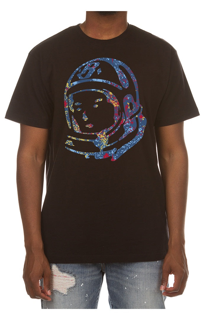 Black short sleeve tee with BBC BB Star Fill design, style 851-2208