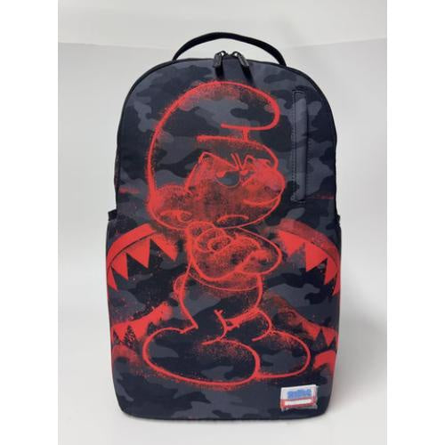 Sprayground Smurfs Red Stencil Backpack (B9116)