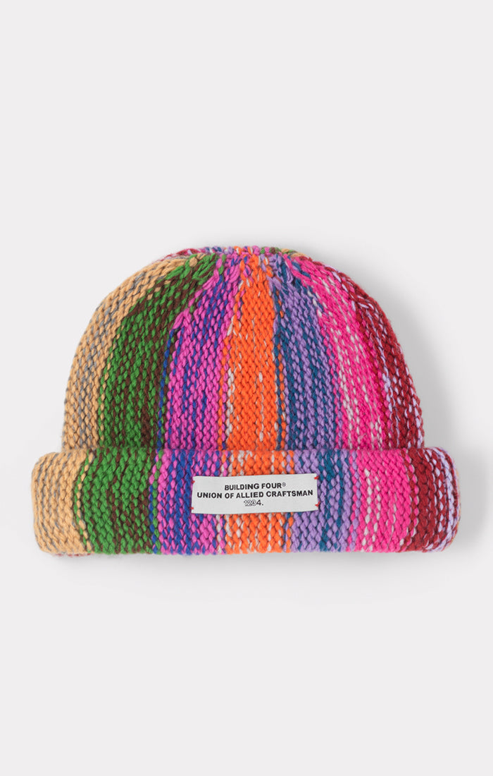 BLDG4 Panel Knit Beanie - Multi (C61-6802)