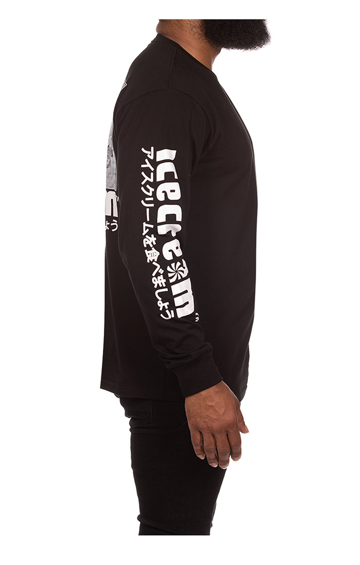 Ice Cream "The Truck" LS Black Knit (451-8312)