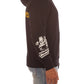 Full view of the BBC Black BB Motion Hoodie highlighting its casual fit and sleek style