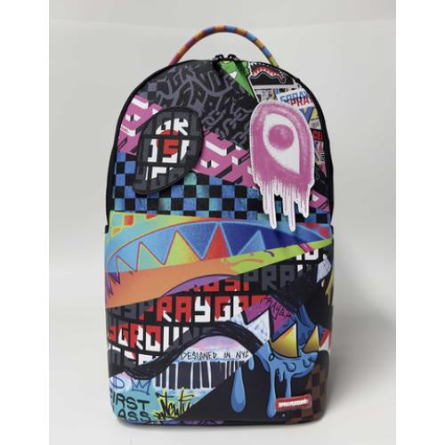 Sprayground Removable Eyes Sunburst Backpack (B9281)