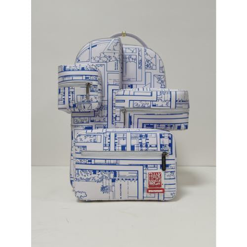Sprayground Frank Lloyd Wright Bluebrint 3D Backpack (B9287)