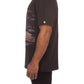Close-up view of the Ice Cream Diamond SS Stretch Limo Knit Tee showcasing its premium knit fabric and oversized fit