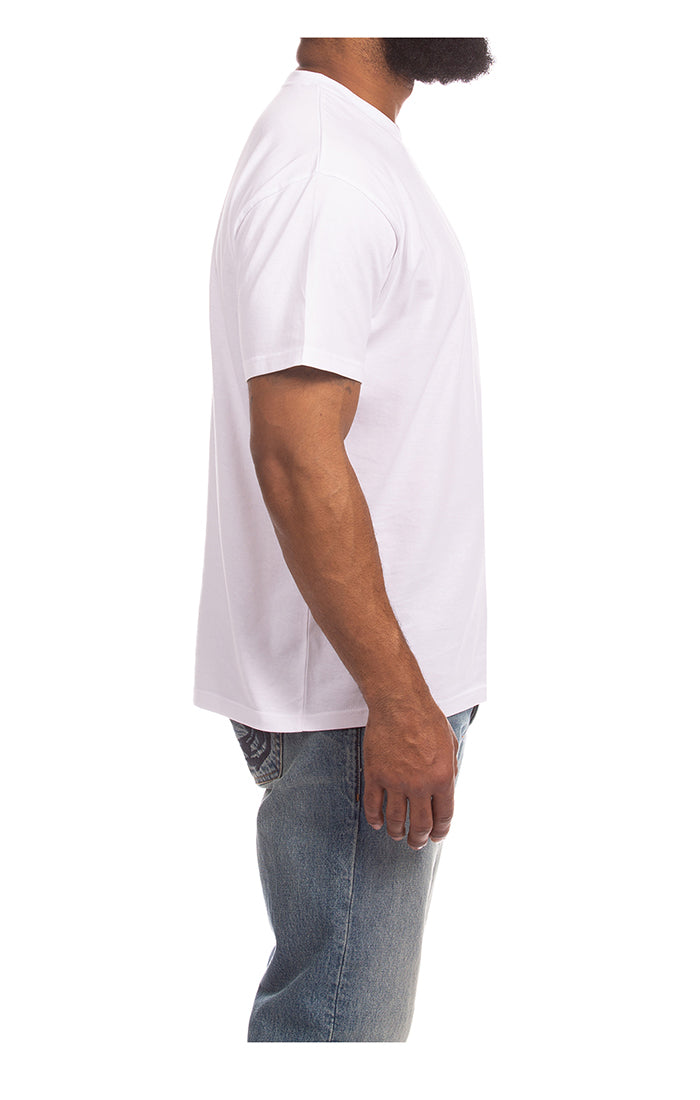 BBC White BB Linework SS Tee (861-6300)