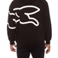 Ice Cream Biggie Black Hoodie with classic ice cream cone logo on front