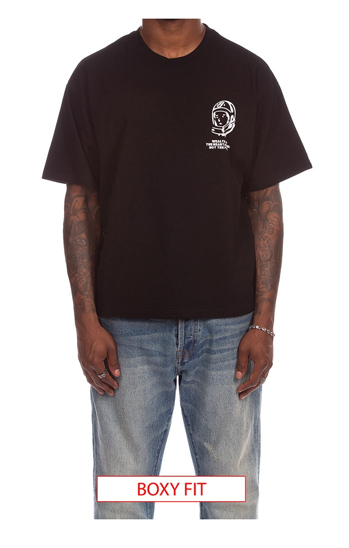 BBC Black BB Text SS Knit (861-3310)