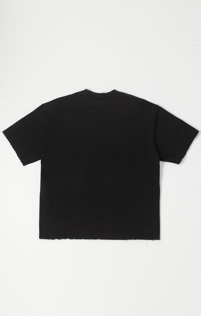 BLDG4 Big C SS Knit Tee - Black (C61-1305)