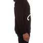  Black hoodie with Ice Cream brand logo and kangaroo pocket