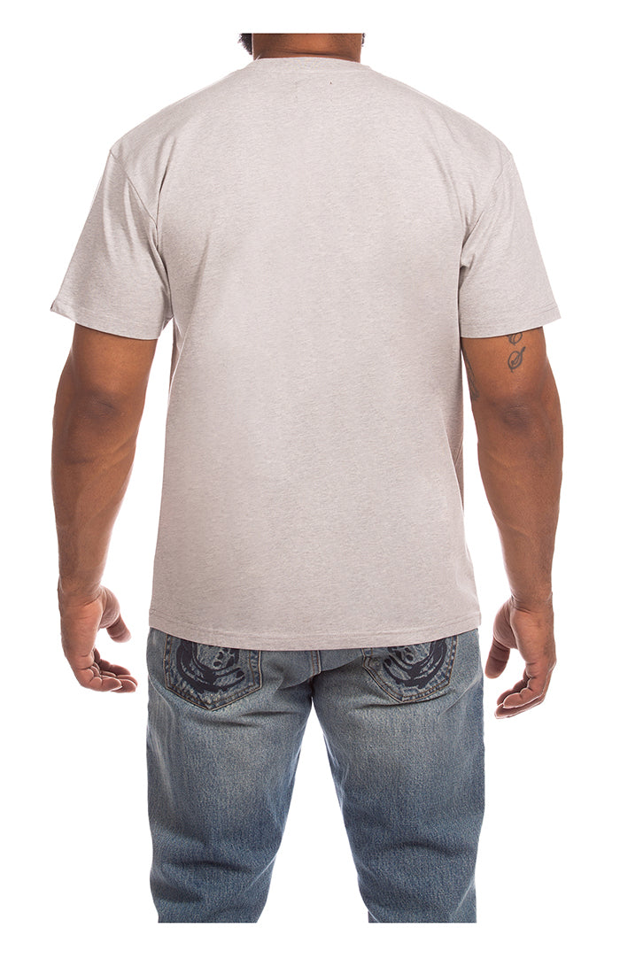 BBC Heather Grey BB Linework SS Tee (861-6300)