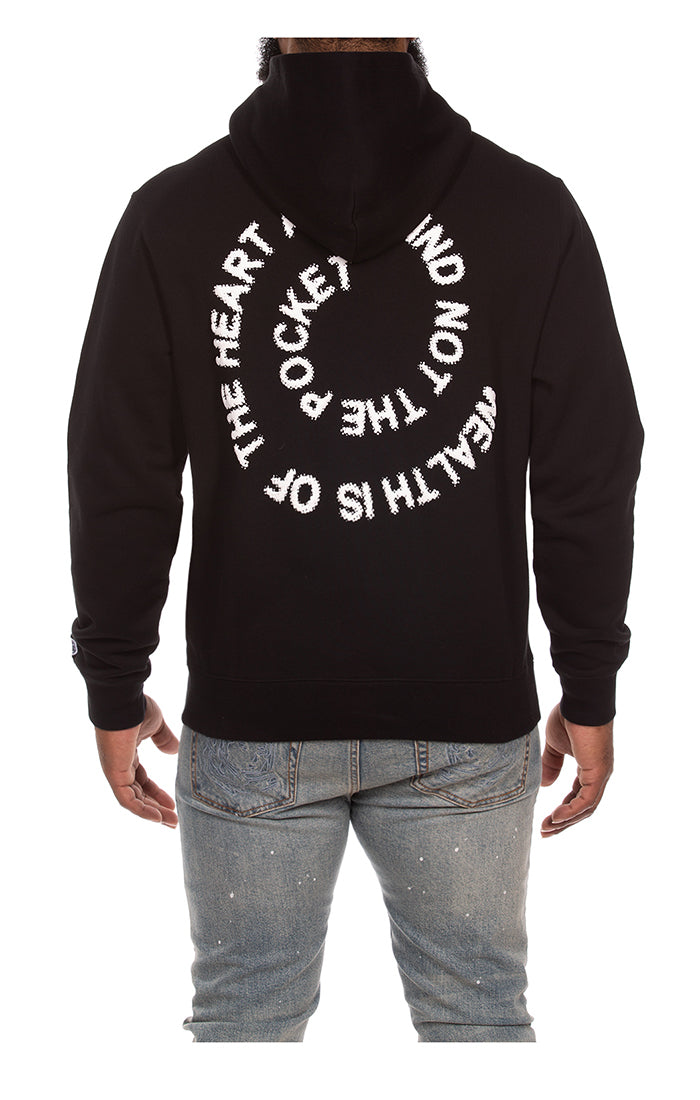 BBC Black BB Script Hoodie (851-8307)