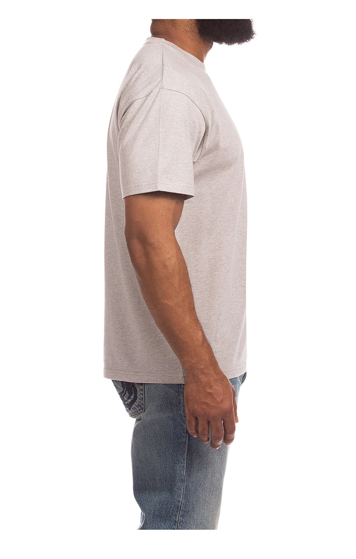 BBC Heather Grey BB Linework SS Tee (861-6300)
