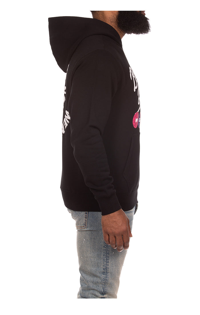 BBC Black BB Script Hoodie (851-8307)