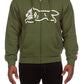 Ice Cream "Zippy" Bronze Green Zip Up Hoodie (451-9304)