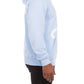 Close-up of Ice Cream Biggie Cerulean Blue Hoodie's soft, fleece fabric