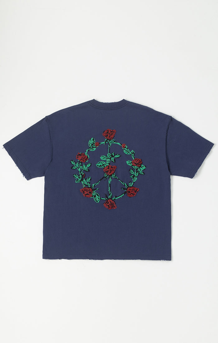 BLDG4 Collosseo SS Knit Tee - Patriot Blue (C61-1306)