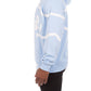 Ice Cream Biggie Cerulean Blue Hoodie detail of embroidered logo and branding
