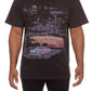 A close-up of the Ice Cream Diamond SS Stretch Limo Knit Tee in oversized fit, showcasing the fabric texture and style 451-3306