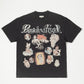 BLDG4 Stray SS Knit Tee - Charcoal Art (C51-4307)