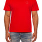 Red Billionaire Boy's Club BB Helmet SS Knit with detailed stitching and vibrant color