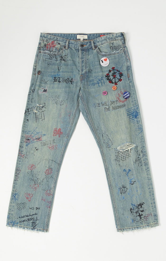 BLDG4 Capital Jeans - Steel Wash (C61-1105)