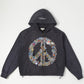 BLDG4 La Chateau Zip Up Hoodie - Charcoal Art (C61-1304)