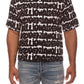 A detailed image of the Billionaire Boy's Club White BB Billi SS Woven shirt, style number 851-4600, showcasing its white woven fabric and stylish design