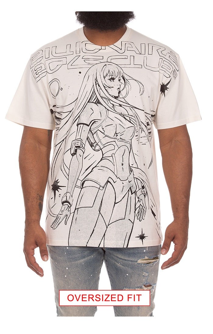 Stylish Billionaire Boy's Club Gardenia BB Anime SS Knit featuring intricate knit pattern 